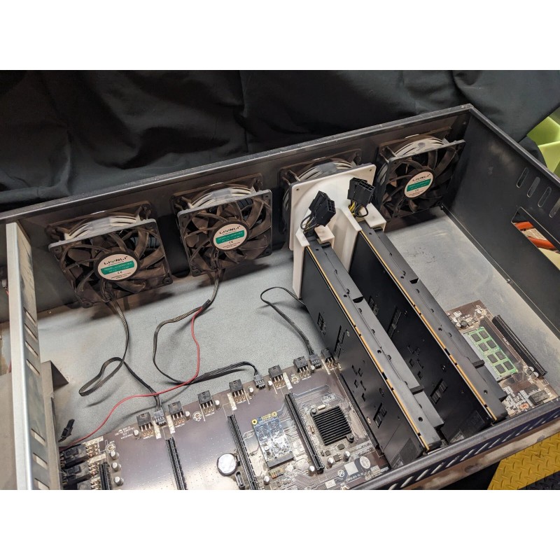 Nvidia CMP100 - 210 Dual Cooling Shroud 120mm fan -