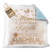 PR Print Royal Fluffy Cushion with Saying - Mami Countdown