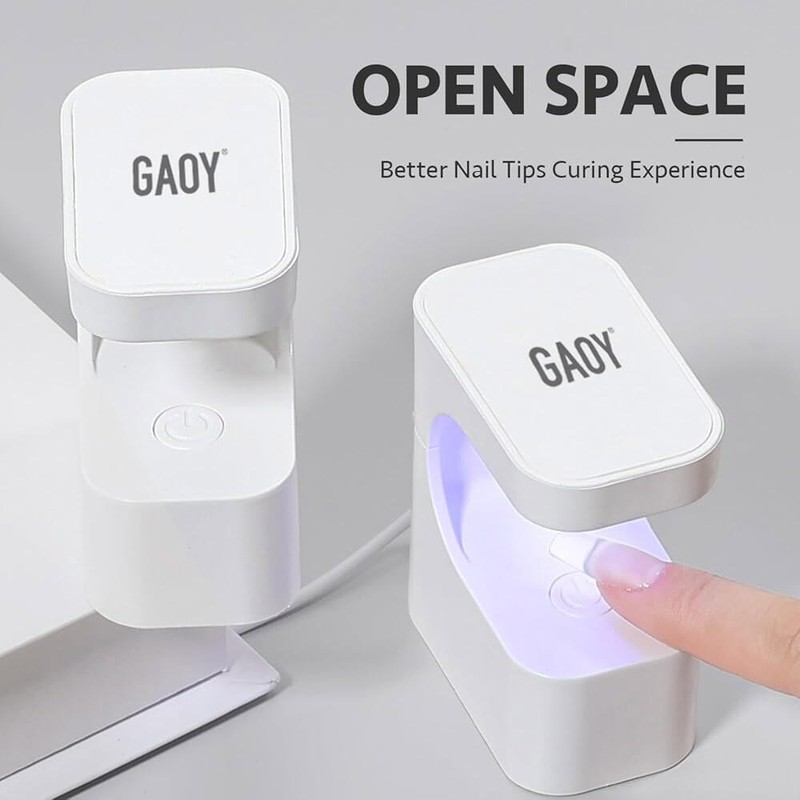 GAOY 젤 네일용 GAOY 미니 UV 라이트 2 타이머의 소형