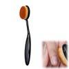 FsGrg Nail Dust Brush, High Density Bristle, Soft Oval Head,