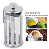 Stainless Steel Glass French Press Filter Coffee Pot Household Tea