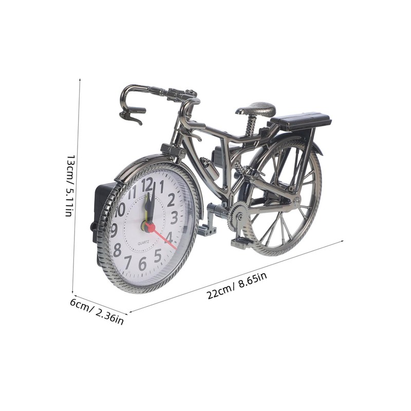 Mobestech Bicycle Alarm Clock Creative Clock for Desktop Decoration Lightweight