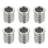 sourcing map 6Pcs Threaded Inserts Nuts, M8x17mm Hex Socket Drive