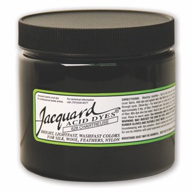 Jacquard Acid Dye for Wool, Silk and Other Protein Fibers, 8 Ounce Jar, Concentrated Powder, Chartreuse 628