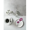 Key pendant with silver metal in maritime design made of