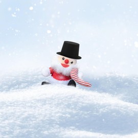 JOINPAYA Mini Black Top Hats, 10pcs Miniature Top Hats Plastic Magician Hats for DIY Snowman Decoration Party Christmas