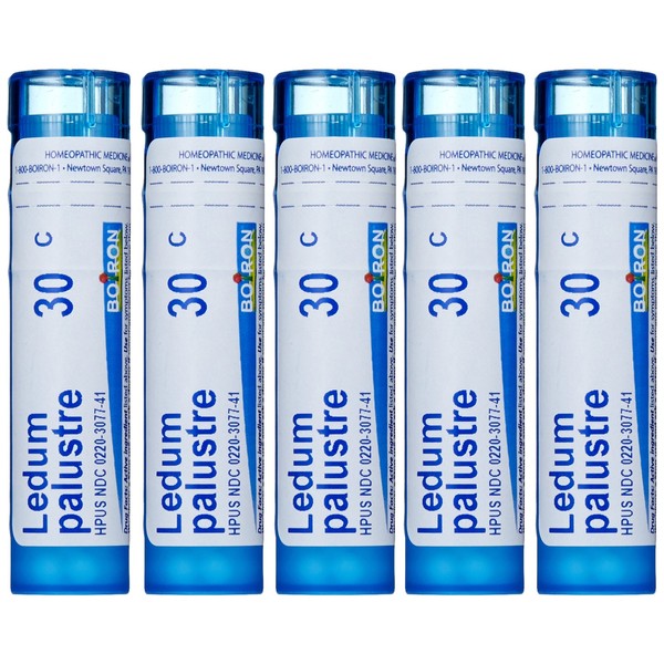 Boiron Ledum Palustre 30C (Pack of 5), Homeopathic Medicine for Insect Bites