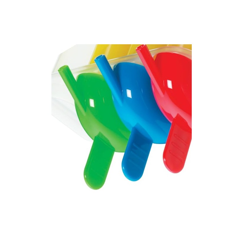 KitchenCraft Ice Lolly Mould with 4 Sipper Handles, BPA Plastic,