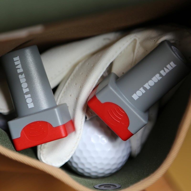 ZEETY Golf Ball Stamp, Golf Ball Stamper, Self-Inking Golf Ball
