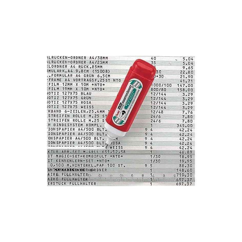 PENTEL Pentex ZLC31-W Fine Point Correction Pens 12 ml Pack