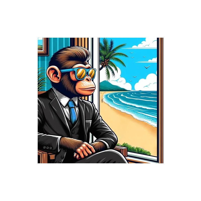 Craftsman Golf Gorilla with Suits Want to Take a Vacation