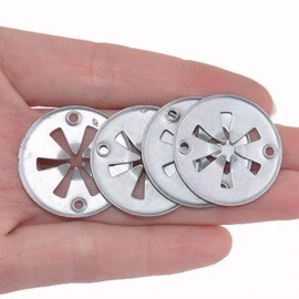 Clamping Discs Heat Protection Plate YUTOU Pack of 30 Metal Starlock Safety Washers Heat Plate Starlock Discs for Various Cars Mounting Clip Under Engine Cover and Heat Protection Plate (30 mm)