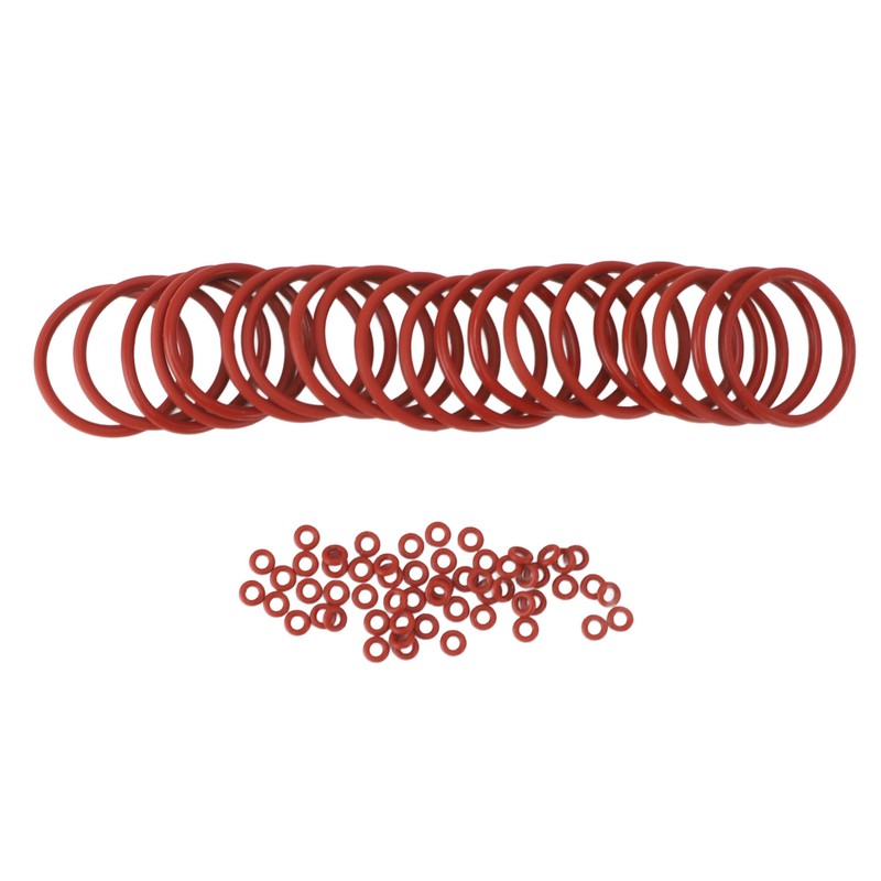 120pcs Coffee Machine O Ring High Temperature Resistance Waterproof Silicone