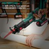HYCHIKA Reciprocating Saw, 18V Cordless Electric Saw with Battery, Variable