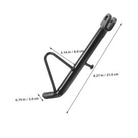 Mikinona 2 Sets Motorcycle Kickstand Foot Side Support Easy Installation Stand with Spring Screws for Various Motorcycle Models and Electric Scooters Durable Construction
