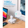 Surge Protector Power Strip, HANYCONY Extension Cord with Multiple Outlets,