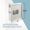 Adiroffice Key Holder Wall Mount - 40-keys Lock Box with