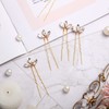 10 horquillas de cristal para novia, damas de honor y