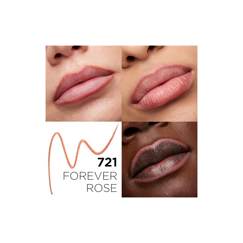 L'Oréal Paris Colour Riche Lip Liner, Forever Rose, 0.007 oz.