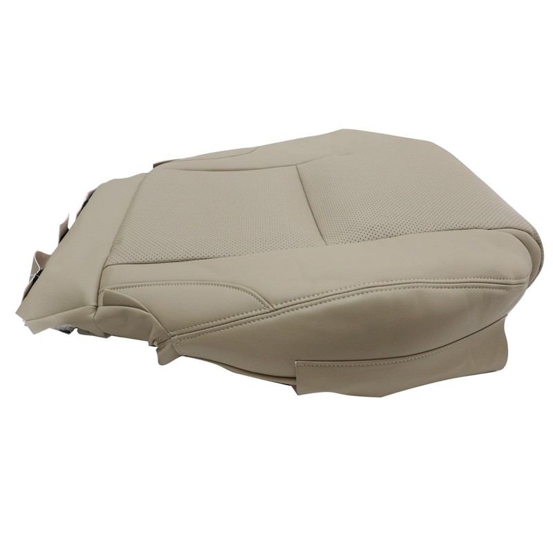 Vigoraze Front Driver Bottom Replacement Leather Seat Cover Tan Compatible