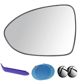 EAP Driver Side Mirror Glass Compatible with Kia Rio 2012-2017, Heated, 876111W010 876111W050