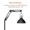 BOURDSERK Reptile Lamp Stand, Adjustable 15.7 to 74.3 In Heat