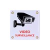 Video Surveillance Sign 12x12 cm | Enamel plaque | Home