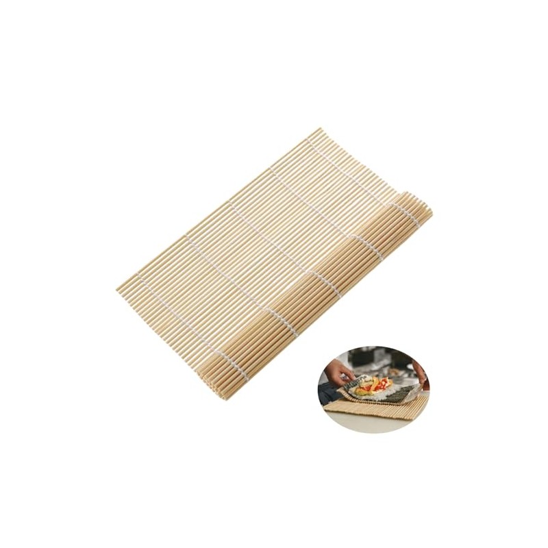 Bamboo Rolling Mat for Sushi, Japanese Style Sushi Mat, Bamboo