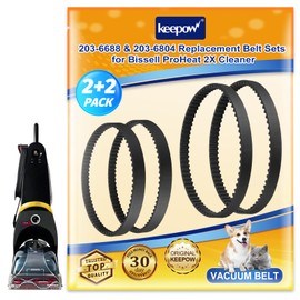 Replacement Belt Compatible with Bissell ProHeat 2X Upright & Lift-Off Deep