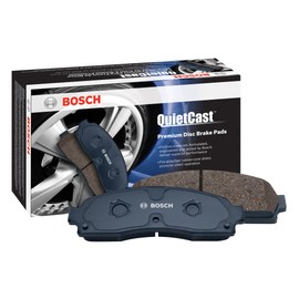 BOSCH BHD1335 QuietCast Medium Duty Semi-Metallic Brake Pad Set - Compatible with Select Dodge Ram 4500, Ram 5500; Ram 4500, 5500