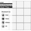 VViViD 11 Sheets Peel and Stick White Gloss Faux Ceramic