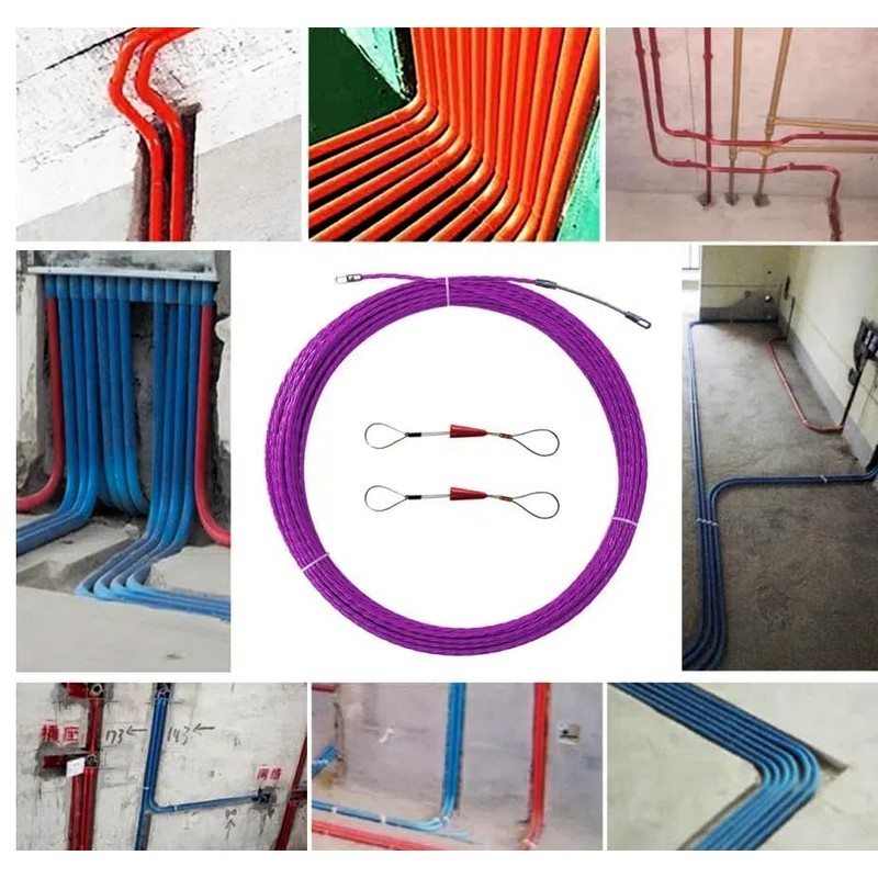 IRSCorp 10M 33ft Fish Tape Cable Puller Kit 4mm PET