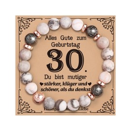 VivaJoy Gifts for Women, Birthday Bracelet Ladies Natural Stone 16th 18th 30th 40th 50th 60th Birthday, Stone, Agate