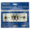 hep® Shower Plate SP8 Concealed Fixing for Exposed BAR Valve