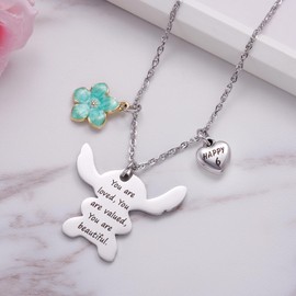 Ukodnus Stitch Birthday Gifts for 6 Year Old, 6 Yr Old Birthday Gift Ideas, 6th Birthdays Decorations, 6th Birthdays Stitch Gifts for Daughter Granddaughter Niece