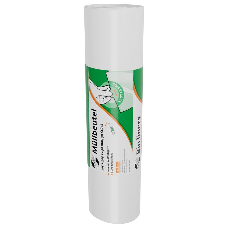 DEISS FIRST PLUS 50 Pcs/Roll White LDPE 1A Material 80L