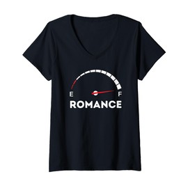 Womens Full Romance - romantic gift for woman or man V-Neck T-Shirt