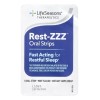 Tiras Orales LifeSeasons Rest-ZZZ de Melatonina para Dormir con Sabor