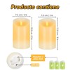 Velas LED Sin llama, Velas Eléctricas, Hasta 50 Horas de