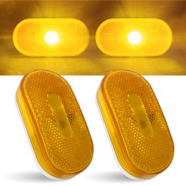 Command Electronics 12V Incandescent Surface Mount Clearance Light – Modern OEM RV, Truck, & Trailer Side Marker – Sealed Polycarbonate Lens – CSA Certified for the US and Canada – Amber – 2-Pack