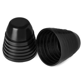 2 PCS Car Headlight Dust Covers, 100mm 4" Vehicle LED Headlight Seal Dustproof Covers, Adjustable Housing Sealing Cap Waterproof Front Lamp Protector for Most Car Models