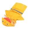 Dog Raincoat Waterproof Transparent PVC Brim Adjustable Hooded Dog Rain