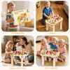 Activity Table for 1 Year Old, Baby Wooden Sensory Table