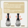 Bwintech 20 Pcs 10mm Tubing OD Push to Connect Pneumatic