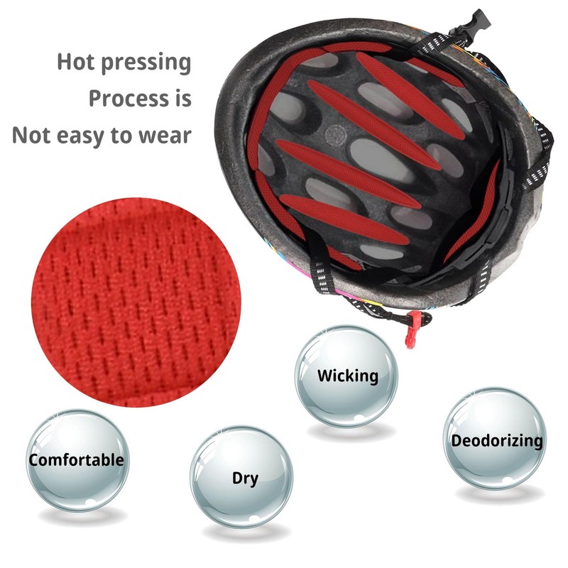 1 Set Cycle Helmet Pads, Helmet Padding Kit, Universal Foam