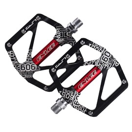 BESPORTBLE 2pcs Heavy Duty Aluminum Bike Pedals Lightweight Cycling Treadles for Enhanced Stability and Power Transfer for Types