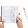 Address Book A-Z Grey Index Hard Back Cover Slim Address