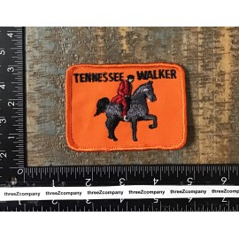 Unbranded Vintage TENNESSEE WALKER Horse Breed Equine Farm Animal Pet Sew-On Patch 1970’s
