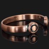 Solid Copper Bracelet Men Women Large Magnetic Copper Bangle Large