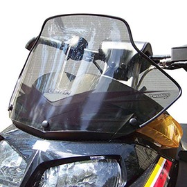 PowerMadd 13031 Cobra Windshield for Ski Doo Rev - Tint with black graphics - Mid height